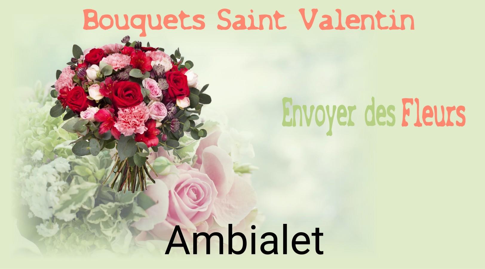 Roses de Saint-Valentin livrées à Ambialet